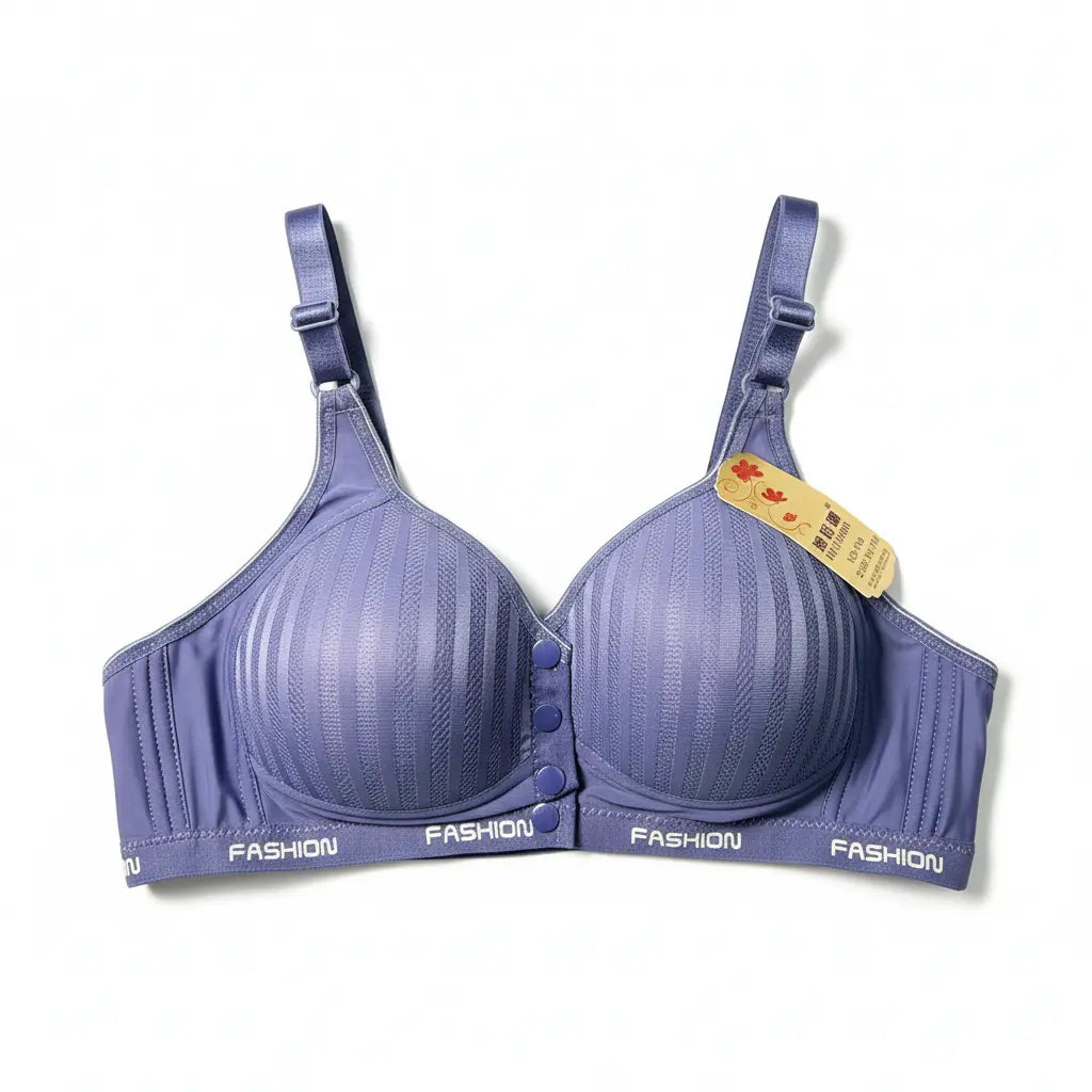 Pack Of 3 Bra Ultra-Comfort Padded Button Bra for Women